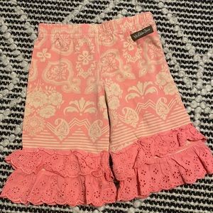 Matilda Jane ruffle bottom shorts, size 2